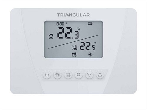 Termostato De Ambiente Triangular Inalambrico Programable