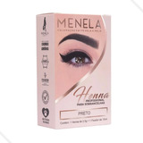 Kit Henna Menela Profissional Para Sobrancelhas Com Fixador