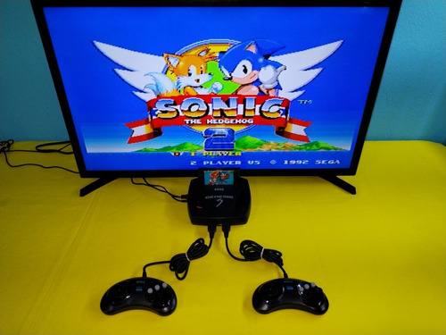 Consola Sega Genesis 3 Con 2 Controles Yun Juego A Elegir