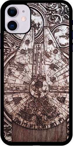 Funda Celular Diseño Star Wars Halcon Milenario Piedra