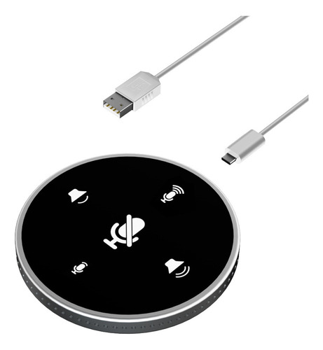 Alto-falante De Conferência E Microfone Usb De Mesa