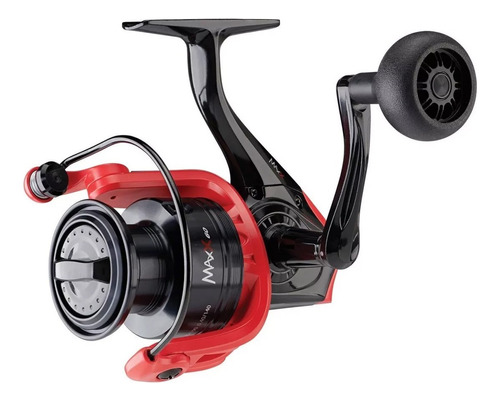 Reel Abu Garcia Spinning Max X 60 Maxxsp60 4.8:1 Rul 4 Color Negro/rojo Lado De La Manija Derecho