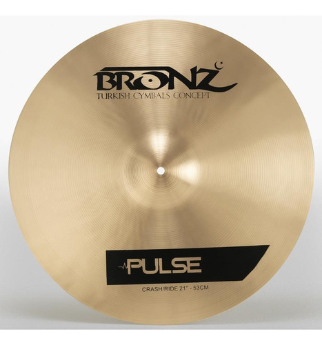 Crash Ride Bronz Cymbals Pulse Traditional 21 Em Bronze B20