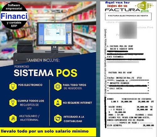 Programa De Pos Electrónico Contabilidad Facturación Financi