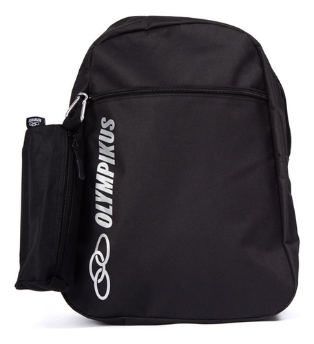 Mochila Unissex Olympikus Juvenil Preto/prata