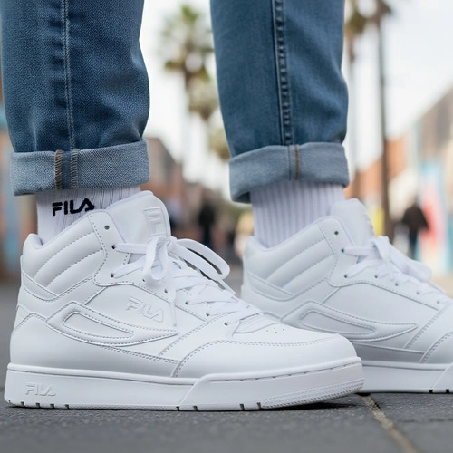 Tenis Fila Everge Casual Básquetbol - 1fm01226100 Blanco | Meses sin interés