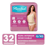 Ropa Interior Plenitud Femme G / Xg 4 Packs X 8 Unidades