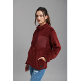 Buzo Vicus Half Zip Bordo