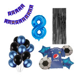 Kit Deco Futbol Millonario Numero A Eleccion+ 20latex