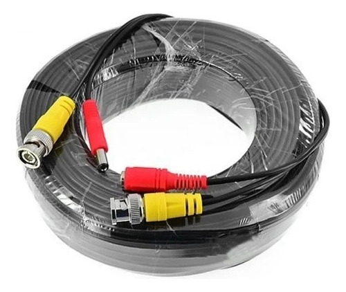 Cable Para Cámara De Seguridad Cctv Video Bnc Y Poder 50 Mts