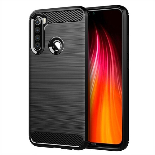 Funda Tpu Antigolpe Carbono Para Xiaomi Redmi Note 8t