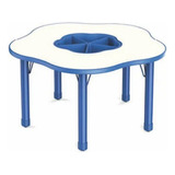 Mesa Infantil Forma De Flor Para 5 Niños O Niñas