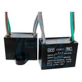 Capacitor Ventilador Techo Doble 5+5 Mf 250v 4 Cables