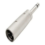 Conector Adaptador P10 Mono X Xlr Macho 