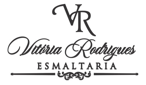 Vitória Rodrigues Esmalteria Letras Mdf 3mm