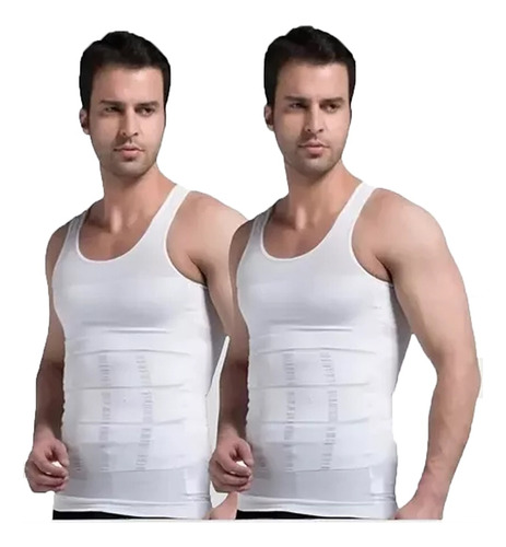 2pk Poleracamiseta Faja Reductora Adelgaza Hombre Compresion