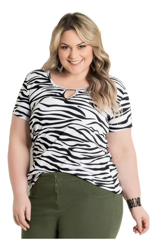 Blusa Feminina Plus Size Soltinha Blusinha Tamanho Grande