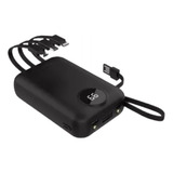 Cargador Portátil Powerbank 10000mah Multidispositivo Negra