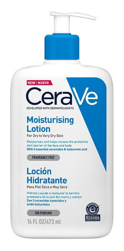 Loción Hidratante Cerave Para Piel Seca A Muy Seca 473 Ml