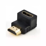 Adaptador Hdmi 90 Graus Em L Macho X Fêmea 1.4 P/ Tv Parede