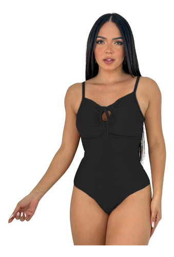 Body Alcinha Decote Moda Feminino Verão 