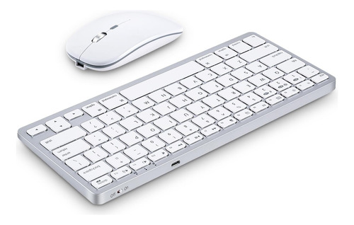 Teclado Y Mouse Inalámbricos Compatibles Con Macbook iMac Y