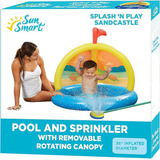 Sunsmart Splash N Play Sandcastle 2-in-1 Kiddie Pool And