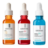 Kit Retinol B3 + Pure Vitamin C10 + Hyalu B5 La Roche Posay