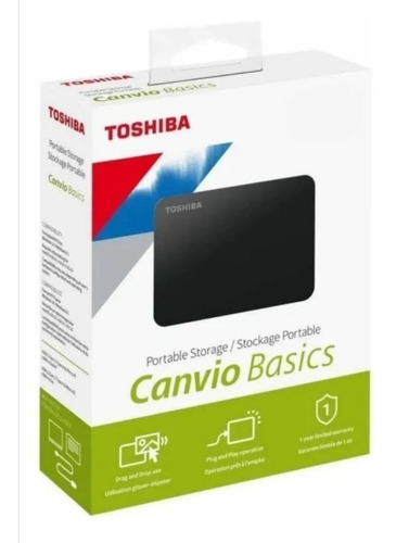 Disco Duro 1tb Externo Toshiba Nuevo Para Pc Portatil Xbox