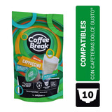 Cápsulas Coffee Break Compatible Dolce Gusto X10u Cappuccino