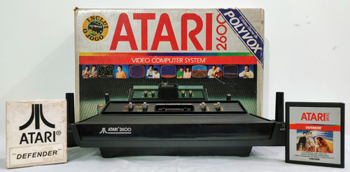 Console Atari 2600 Polyvox Defender 1984 Na Caixa