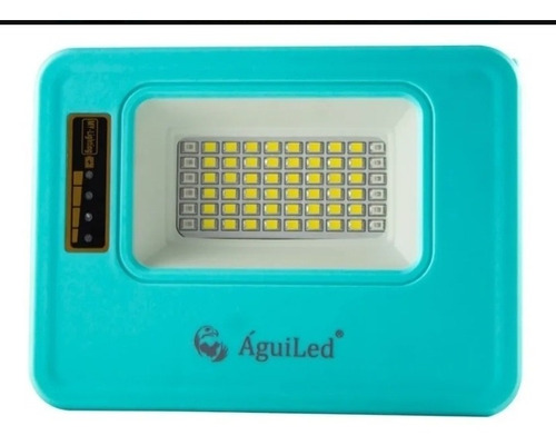 Reflector Led 45w Recargable Solar Y Usb Luz Blanca 3 Pzas 