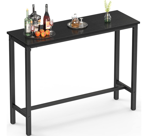 Mr Ironstone - Mesa De Bar De 47 Pulgadas Con Superficie Tex