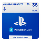 Gift Card Playstation Psn Cartão Present R$ 35 Reais Digital