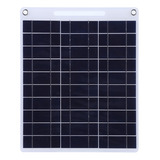 Panel Solar Exterior O 13w, Placa De Carga Usb Dual Polycrys
