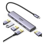 Hub Ugreen 5 Em 1 Usb-c Hdmi 4k 60hz