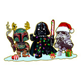 Vinil Decorativo Para Interiores Navidad Star Wars