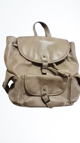 Mochila Prune Color Beige Para Mujer