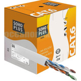 Cabo De Rede Branco Utp Rj45 Cat6 Furukawa Sohoplus 30mt