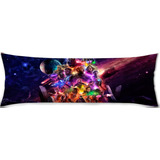 Cojin Almohada Larga Avengers Cine Abrazable Arte 35x100cm