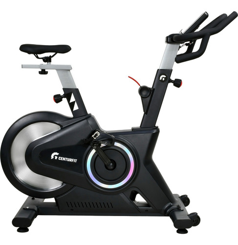 Bicicleta Spinning Electrica Magnetica Fija Profesional Gym Color Negro