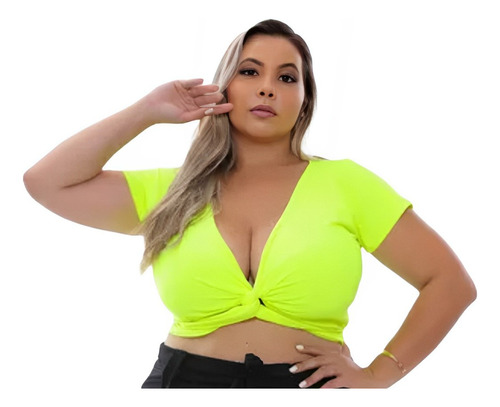 Cropped Carnaval Plus Size Multiformas Varias Cores