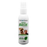 Spray Bucal Contra Mau Hálito De Cães Gato Pet Clean - 120ml