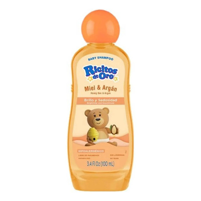 Shampoo Ricitos De Oro Miel Y Argán 100 Ml