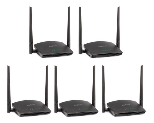 Kit 5 Roteador Wireless 2.4 Ghz 300 Mbps Rf 301 K Intelbras