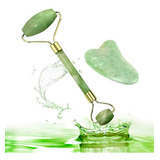 Paquete Rodillo Facial Jade + Gua-sha - g a $25900