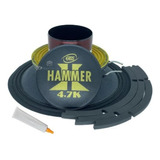 Reparo P/ Woofer 12'' Eros E-12 Hammer 4.7k 2350w Rms 8 Ohms