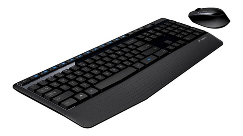 Kit Teclado E Mouse Logitech Mk345 Sem Fio Preto Abnt2