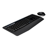 Kit Teclado E Mouse Logitech Mk345 Sem Fio Preto Abnt2