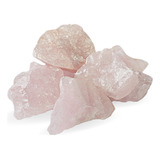 Quartzo Rosa Pedra Natural Bruta 250g  Amor Equilíbrio Paz